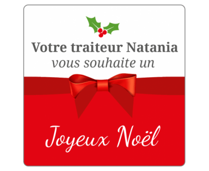 Etiquettes personnalisables pour Noël